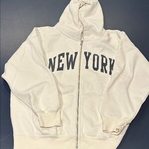 Brandy Melville Zip up hoodie